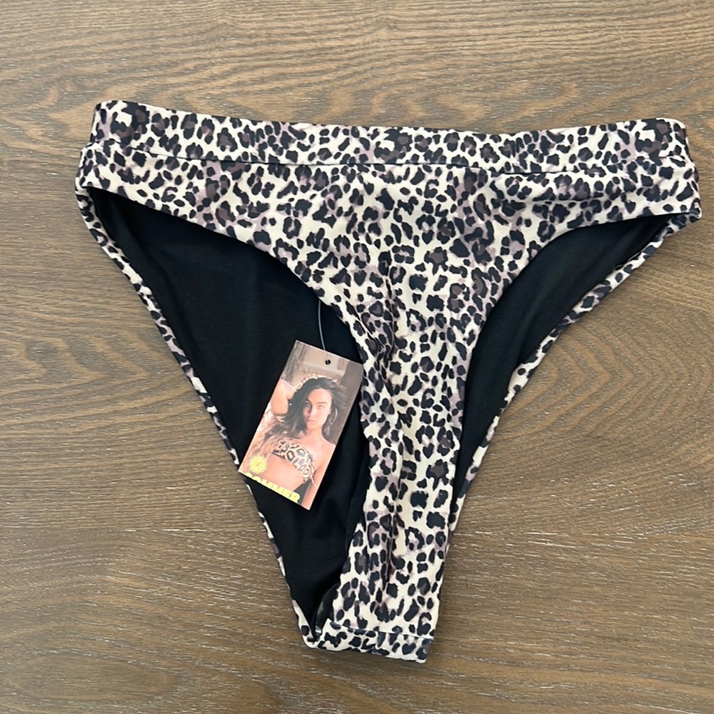 Leopard Swim Bottoms